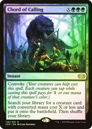 FOIL Chord of Calling ~ Double Masters [ NM ] [ Magic MTG ]