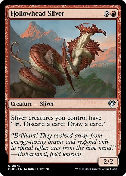 Hollowhead Sliver ~ Commander Masters [ NM ] [ Magic MTG ]