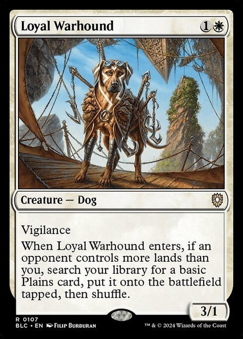 Loyal Warhound ~ Commander: Bloomburrow [ NM ] [ Magic MTG ]
