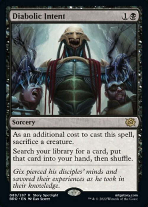 Diabolic Intent ~ The Brothers' War [ NM ] [ Magic MTG ]
