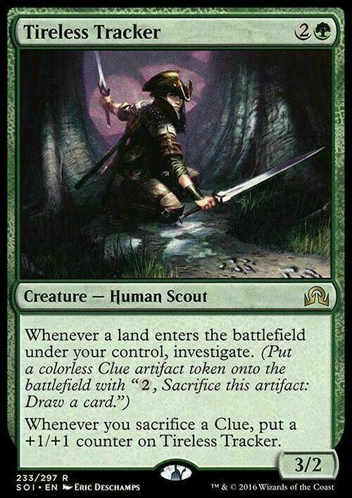 Tireless Tracker ~ Shadows over Innistrad [ EX ] [ Magic MTG ]