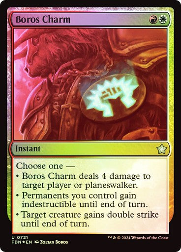 FOIL Boros Charm ~ Foundations [ NM ] [ Magic MTG ]