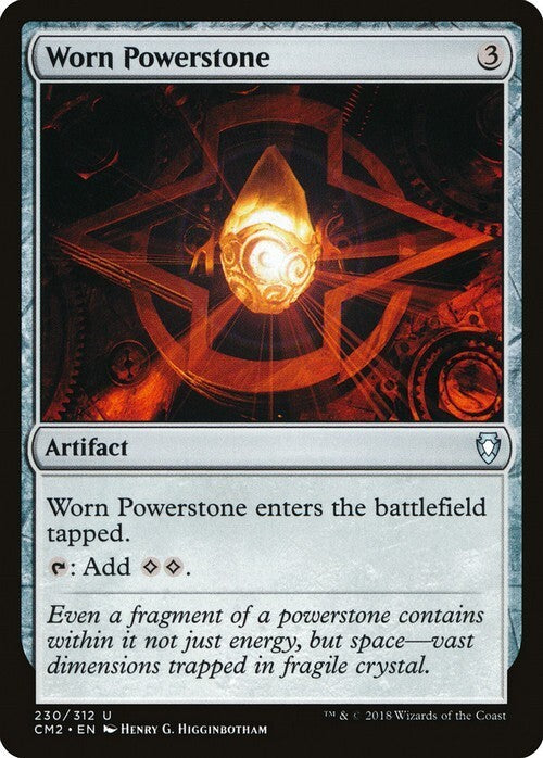 Worn Powerstone ~ Commander Anthology 2 [ EX ] [ Magic MTG ]