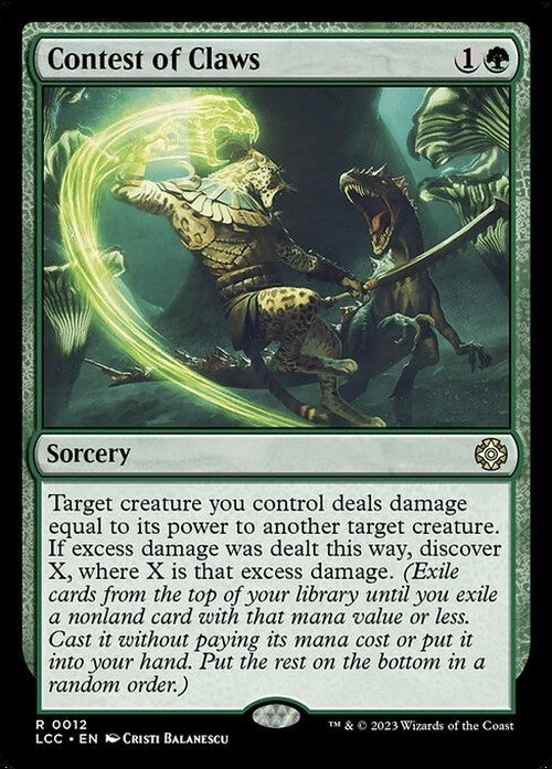 Contest of Claws ~ Commander: The Lost Caverns of Ixalan [ NM ] [ Magic MTG ]