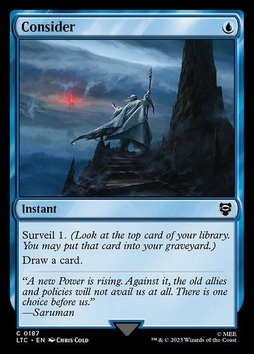 Consider ~ Commander: Lord of the Rings [ NM ] [ Magic MTG ]
