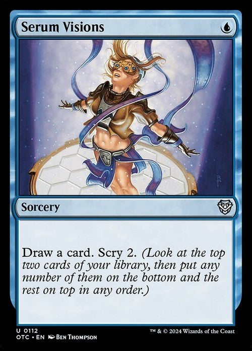 Serum Visions ~ Commander: Outlaws of Thunder Junction [ NM ] [ Magic MTG ]