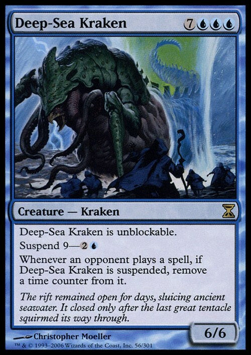 Deep-Sea Kraken ~ Time Spiral [ EX ] [ Magic MTG ]