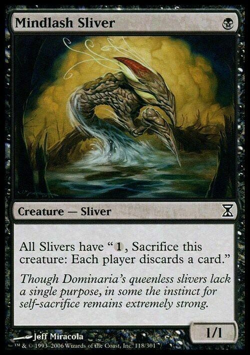 Mindlash Sliver ~ Time Spiral [ EX ] [ Magic MTG ]