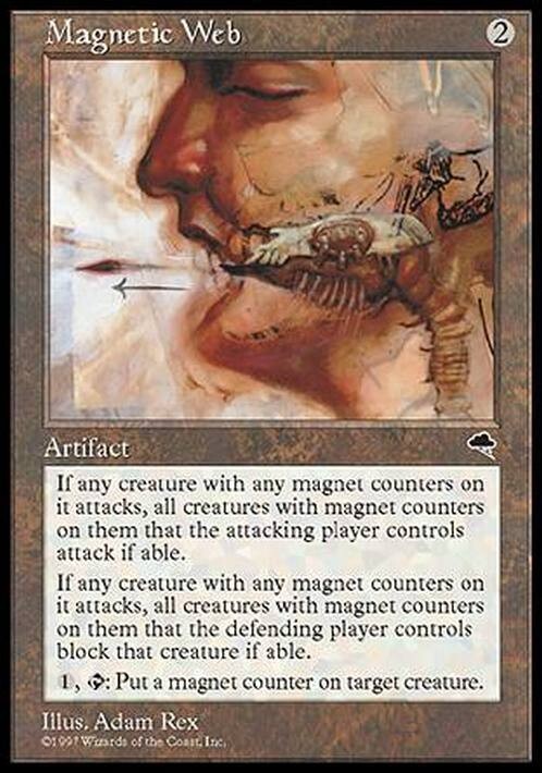 Magnetic Web ~ Tempest [ PLAYED ] [ Magic MTG ]