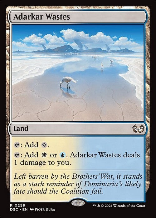 Adarkar Wastes ~ Commander: Duskmourn [ NM ] [ Magic MTG ]