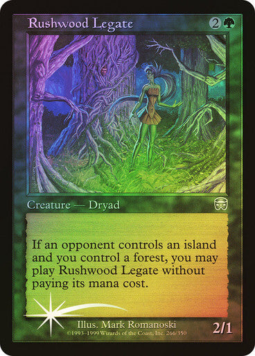 FOIL Rushwood Legate ~ Mercadian Masques [ EX ] [ Magic MTG ]