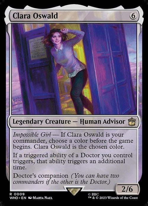 Clara Oswald ~ Commander: Doctor Who [ NM ] [ Magic MTG ]