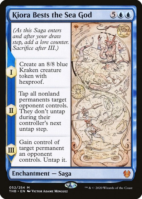 Kiora Bests the Sea God ~ Theros Beyond Death [ NM ] [ Magic MTG ]