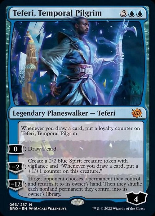 Teferi, Temporal Pilgrim ~ The Brothers' War [ NM ] [ Magic MTG ]