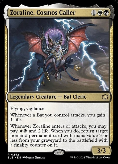 Zoraline, Cosmos Caller ~ Bloomburrow [ NM ] [ Magic MTG ]
