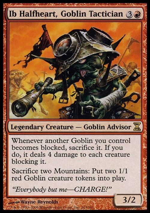 Ib Halfheart, Goblin Tactician ~ Time Spiral [ EX ] [ Magic MTG ]
