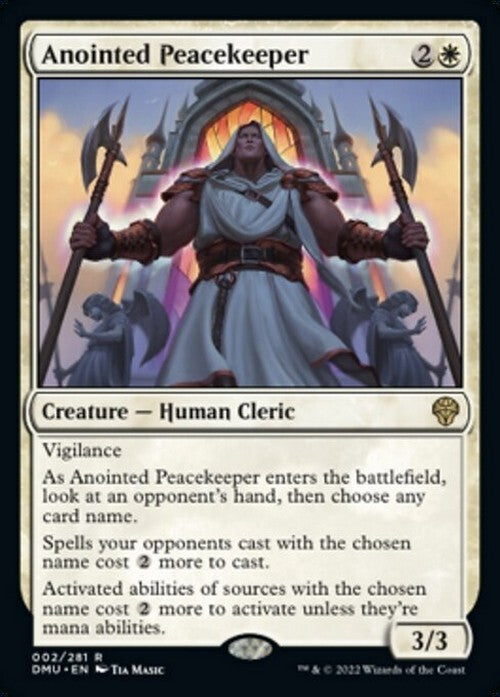 Anointed Peacekeeper ~ Dominaria United [ NM ] [ Magic MTG ]