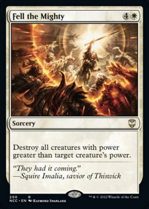 Fell the Mighty ~ Commander: Streets of New Capenna [ NM ] [ Magic MTG ]