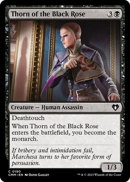Thorn of the Black Rose ~ Commander Masters [ NM ] [ Magic MTG ]