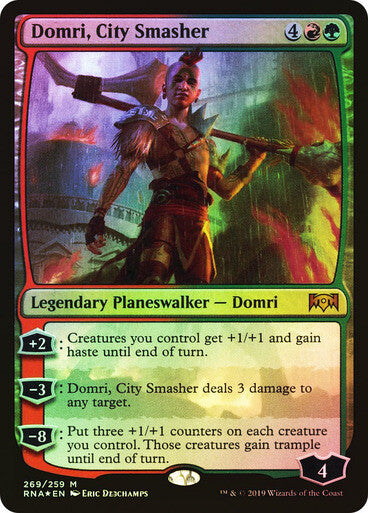 FOIL Domri, City Smasher ~ Ravnica Allegiance [ EX+ ] [ Magic MTG ]