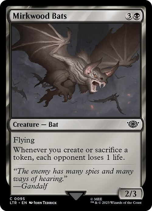 Mirkwood Bats ~ The Lord of the Rings [ NM ] [ Magic MTG ]