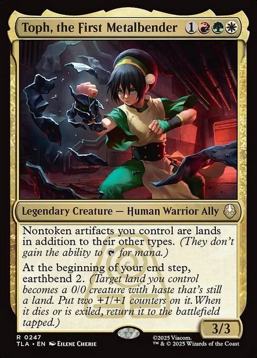 Toph, the First Metalbender ~ Avatar: The Last Airbender [ NM ] [ Magic MTG ]