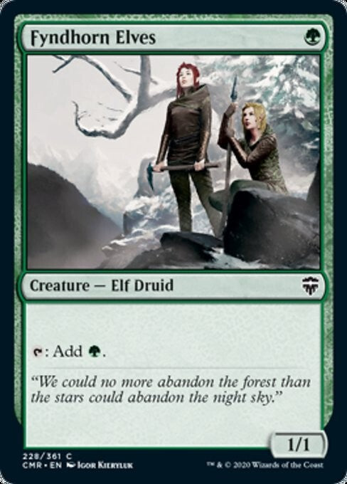 Fyndhorn Elves ~ Commander Legends 1 [ NM ] [ Magic MTG ]