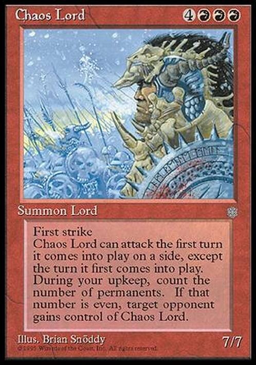 Chaos Lord ~ Ice Age [ EX ] [ Magic MTG ]