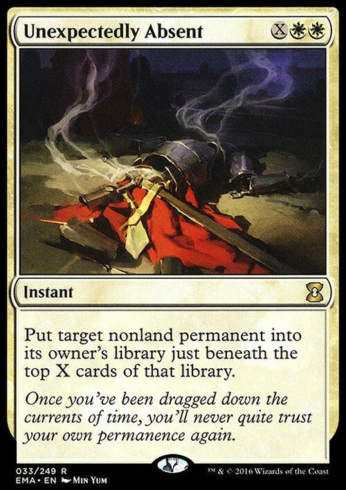 Unexpectedly Absent ~ Eternal Masters [ EX ] [ Magic MTG ]