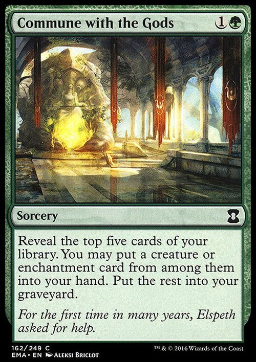 Commune with the Gods ~ Eternal Masters [ EX ] [ Magic MTG ]