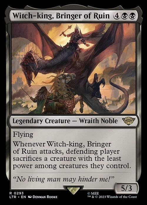 Witch-king, Bringer of Ruin ~ The Lord of the Rings [ NM ] [ Magic MTG ]
