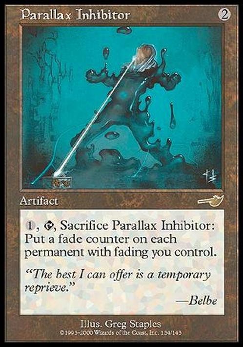 Parallax Inhibitor ~ Nemesis [ EX ] [ Magic MTG ]