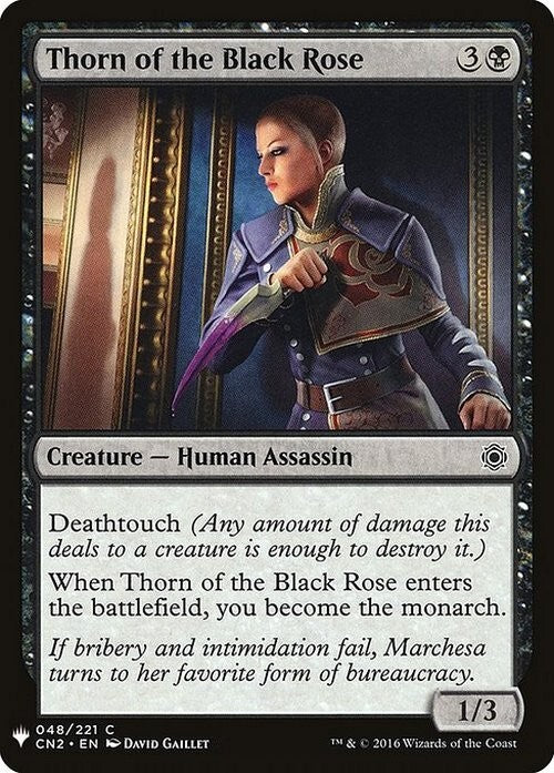 Thorn of the Black Rose ~ Mystery Booster [ NM ] [ Magic MTG ]