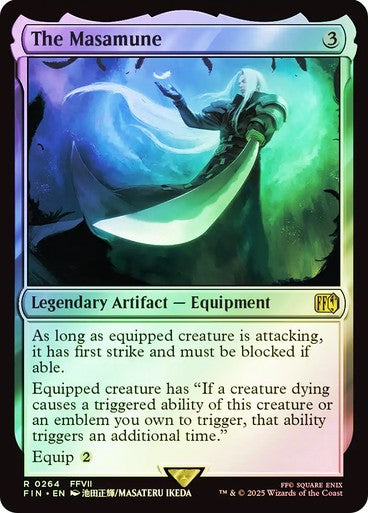 FOIL The Masamune ~ Final Fantasy [ NM ] [ Magic MTG ]