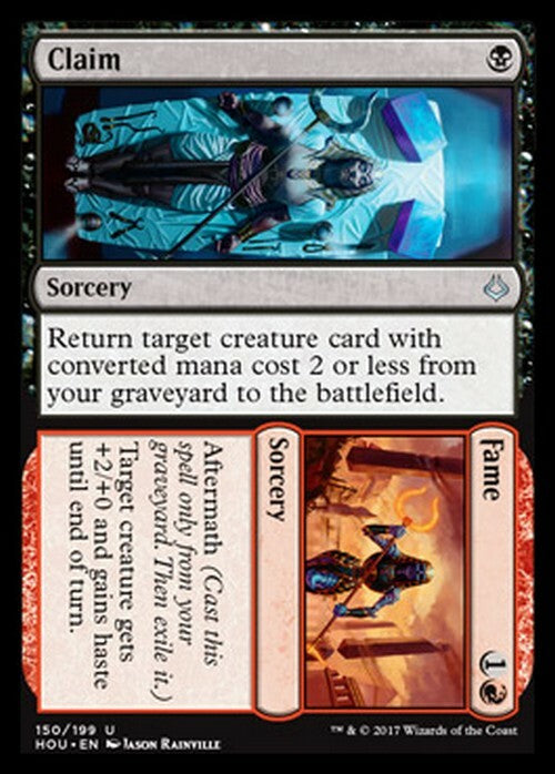 Claim // Fame ~ Hour of Devastation [ EX ] [ Magic MTG ]