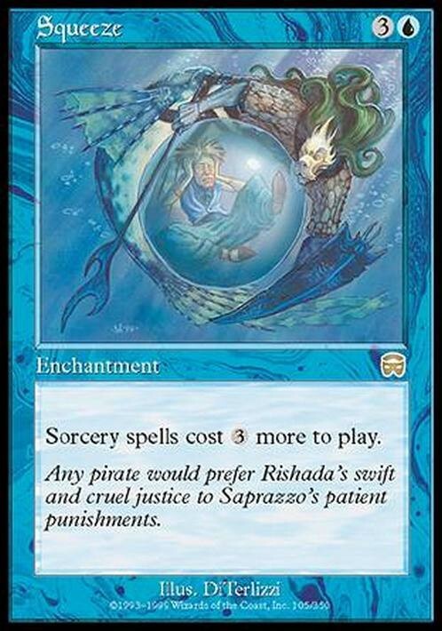 Squeeze ~ Mercadian Masques [ EX ] [ Magic MTG ]