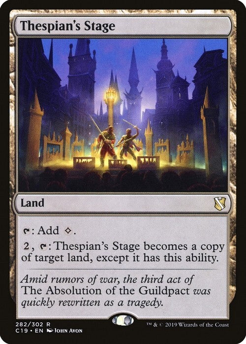 Thespian's Stage ~ Commander 2019 [ EX ] [ Magic MTG ]