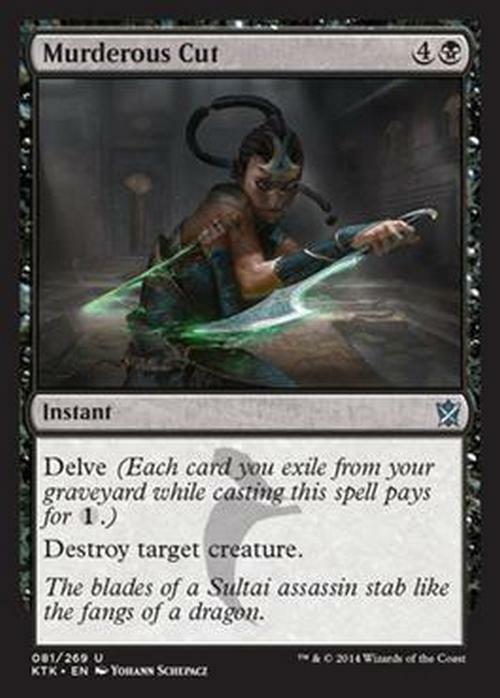 Murderous Cut ~ Khans of Tarkir [ EX ] [ Magic MTG ]