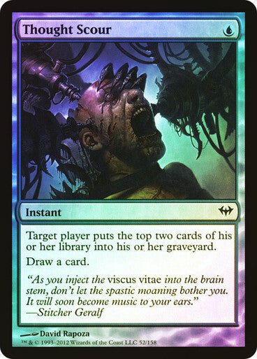 FOIL Thought Scour ~ Dark Ascension [ EX ] [ Magic MTG ]