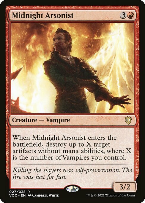 Midnight Arsonist ~ Commander: Crimson Vow [ NM ] [ MTG ]