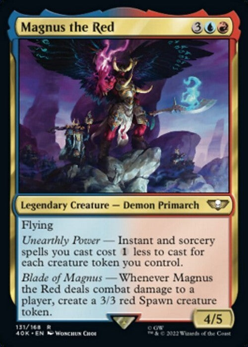 Magnus the Red ~ Commander: Warhammer 40,000 [ NM ] [ Magic MTG ]