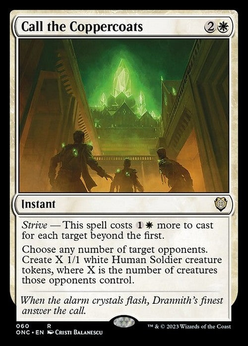 Call the Coppercoats ~ Commander: Phyrexia [ NM ] [ Magic MTG ]
