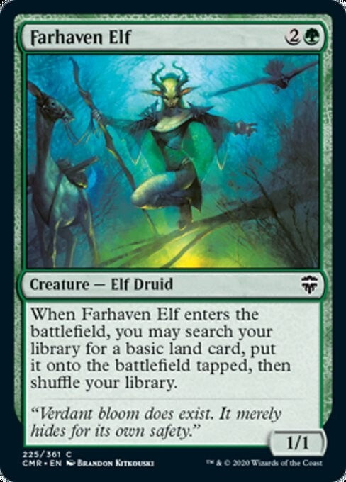 Farhaven Elf ~ Commander Legends 1 [ NM ] [ Magic MTG ]