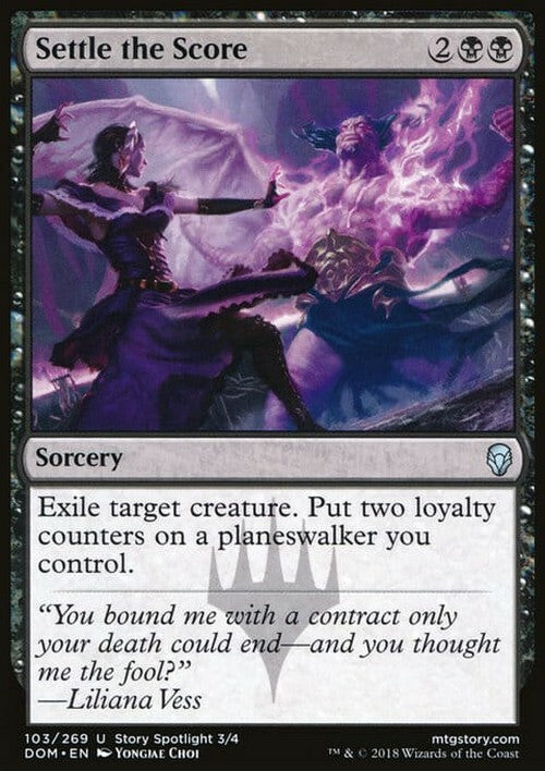 Settle the Score ~ Dominaria [ EX ] [ Magic MTG ]