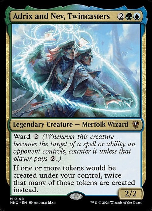 Adrix and Nev, Twincasters ~ Commander: Murders at Karlov Manor [ NM ] [ MTG ]