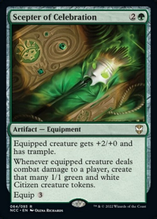 Scepter of Celebration ~ Streets of New Capenna [ NM ] [ Magic MTG ]