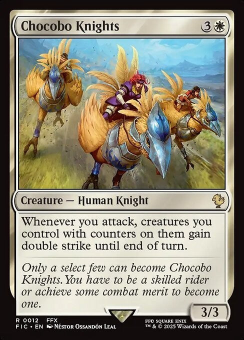 Chocobo Knights ~ Commander: Final Fantasy [ NM ] [ Magic MTG ]