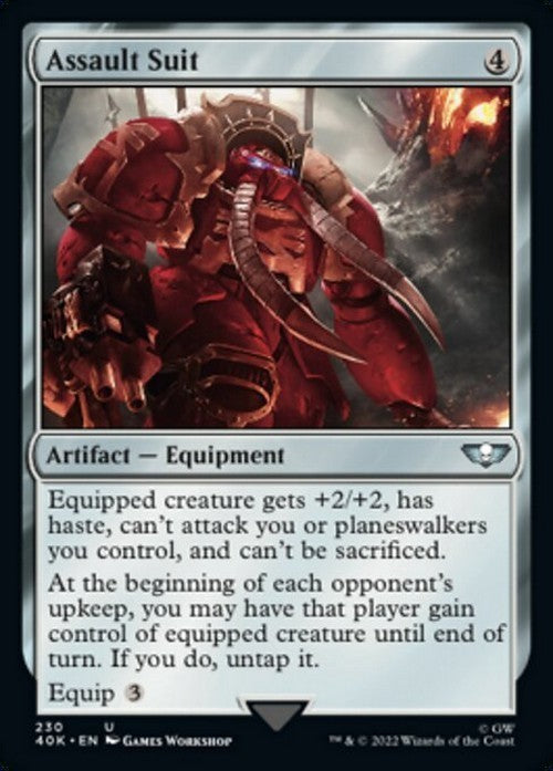 Assault Suit ~ Commander: Warhammer 40,000 [ EX ] [ Magic MTG ]