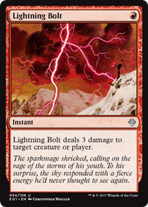 Lightning Bolt ~ Archenemy: Nicol Bolas [ EX ] [ Magic MTG ]