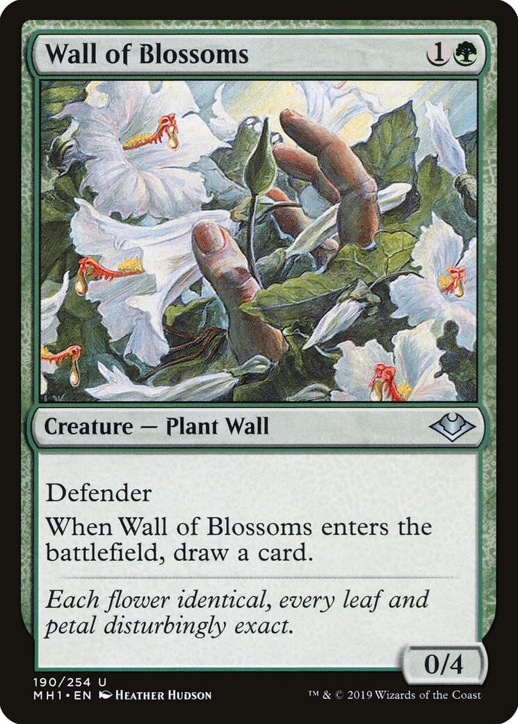 Wall of Blossoms ~ Modern Horizons 1 [ NM ] [ Magic MTG ]